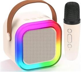 WowKids SY13 İki Mikrofonlu Pembe Karaoke Speaker