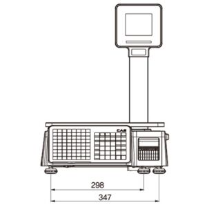 CAS CL3000 15KG Termal Barkodlu Terazi Ethernet