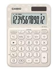 Casio MS-20UC-JWE 12 Hane Beyaz Desenli Masa Üstü Hesap Makinesi