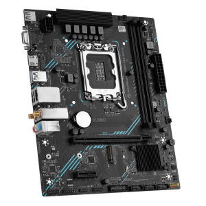 MAXUN H610M WIFI6 ARGB HDMI PCIE 4.0 1700p mATX