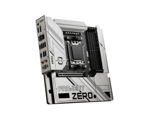 MSI B650M PROJECT ZERO WIFI6E DDR5 HDMI-DP TYPEC PCIE 4.0 AM5 mATX