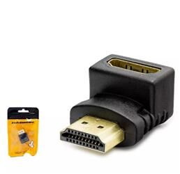 HADRON HDX1258 HDMI (M) TO HDMI (F) ADAPTÖR L TİP SİYAH