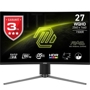 MSI 27 VA MAG 27CQ6PF 0.5MS 200HZ HDMI-DP Gaming Monitör 2560x1440