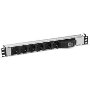 Racksan 6 lı Grup Sigortalı Rack Tipi Priz