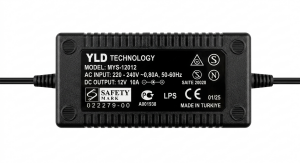 YLD 12v 10amper MYS-12012 Plastik Masa Tipi Kasa Adaptör
