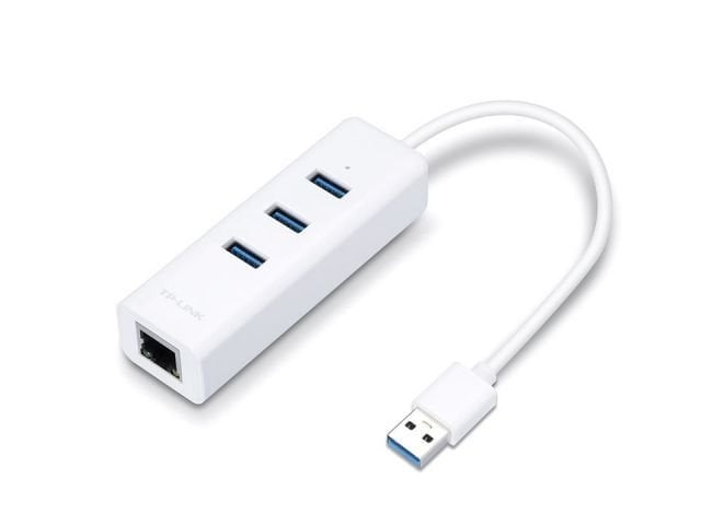 UE330 USB3.0 3 Port Hub ve Gigabit Ethernet Adaptör Çoklayıcı