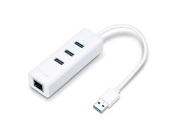 UE330 USB3.0 3 Port Hub ve Gigabit Ethernet Adaptör Çoklayıcı
