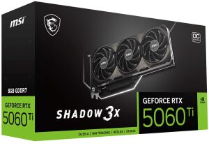 MSI 8GB RTX5060TI 8G SHADOW 3X OC CLASSIC GDDR7 128bit HDMI-DP PCIE 5.0