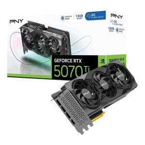 PNY GeForce RTX5070Ti VCG5070T16TFXPB1-O 16GB GDDR7 OC 256Bit HDMI DisplayPort Ekran Kartı