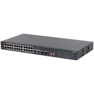 DAHUA 24port PoE 240w 2-SFP 2-Uplink 10/100 Yönetilemez Switch S3226-24ET-240