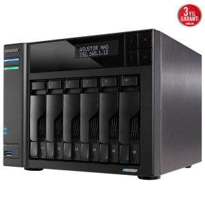 Asustor AS6706T 6 Yuvalı Dikili Tip Nas Depolama Ünitesi