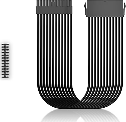 DEEPCOOL EC300-24P-BK 24-Pin ATX rgl G Kayna�� Uzatma Kablosu (Siyah)