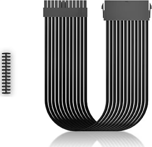 DEEPCOOL EC300-24P-BK 24-Pin ATX rgl G Kayna�� Uzatma Kablosu (Siyah)