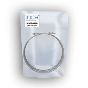 INCA 1metre CAT6 Utp ICAT6-01TG Gri Patch Kablo