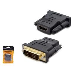 HADRON HDX1260 DVI (M) TO HDMI (F) ADAPTÖR 24+5 SİYAH