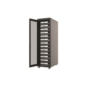 AGER 26U 600x800mm Dikili Tip Siyah Kabinet Agena AG-AN26U6080S1 Cam Kapak