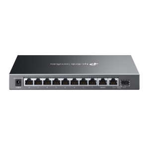 TP-LINK 8port PoE 63w 1-SFP 2-Uplink Gigabit Yönetilebilir Switch OMADA ES210GP