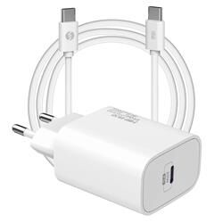 S-link SL-EC62TP Type-C 20W PD3.0 Quick Charge QC4.0 Kablo + Ev Şarj Adaptör