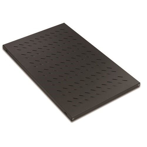 AGER Dikili Tip 19 1U D1000mm için Sabit Siyah Raf Modülü AA-SBT10-A-S1