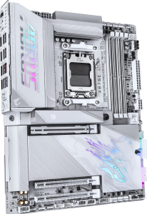 GIGABYTE AORUS PRO X ICE X870E DDR5 HDMI PCIe 5.0 AM5 ATX Beyaz
