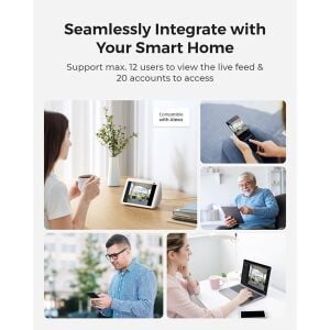 REOLINK 4MP Video Dorbell Bataryalı Kapı Zili IP Kamera PoE