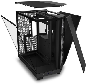 NZXT H6 FLOW CC-H61FB-R1 3-ARGB Fanlı Gaming Mid-Tower PC Kasası