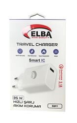 Elba ELB11 Elb-35w USB 35w Hızlı Şarj Akım Koruma EV Şarj Kafa