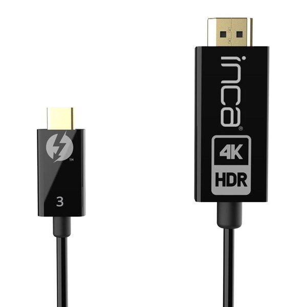 INCA 1.8metre ITCH-30 TYPE-C-HDMI Görüntü Kablosu 4K 60Hz