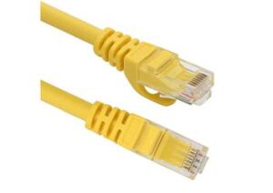 Vcom NP611B-Y-2.0 Cat6 2.0MT Sarı Utp Patch Kablo