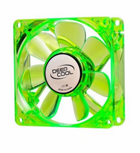 DEEPCOOL XFAN 80G/B Yeşil Gövde Üzerine Mavi LED'li Kasa Fanı