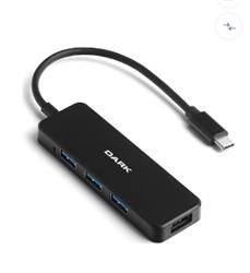 Dark USB31X41A Connect Master X5 USB3.1 Type-C to 4 Port USB-A 3.0 & 1X Type-C Charge