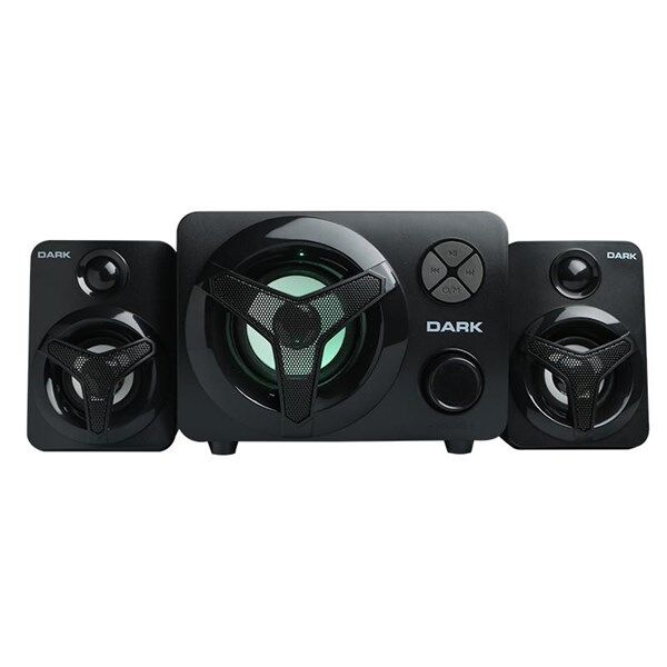 DARK SP-215 2+1 3.5mm Stereo Jak Siyah 12w RMS Multimedia Hoparlör