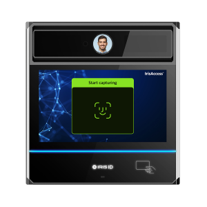 IRIS ID iA1000-WPH Iris + Yüz Tanıma 100.000 Kullanıcı Wi-Fi PoE+ Smart Card Biyometrik Geçiş Terminali
