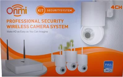 Apronx DSM600 4 Kanal Nvr + 3Mp 4 Kamera Full Color Mik. + 10'' Lcd Wifi Set