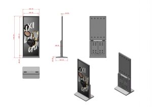 TIWOX 64 K-9500 2GB-32GB ANDROID 11 4K LCD KIOSK