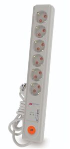 Mutlusan Altılı Şok.Kor. Anaht. Top.Lı Grup Priz(Ç.K.)(3X1.5 1.5 Mt) (001 175 670002 15 00)