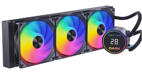 Dark DKCCW362 Freezer W362 2025 Edition 360mm 300W TDP, ARGB LEDli Sıcaklık Göstergeli Sıvı Soğutma