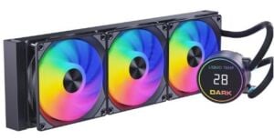 Dark DKCCW362 Freezer W362 2025 Edition 360mm 300W TDP, ARGB LEDli Sıcaklık Göstergeli Sıvı Soğutma