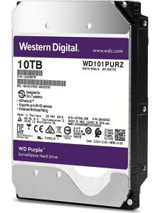 Wd 10TB Purple 7200RPM 256mb 7-24 3.5 WD101PURZ PC&DVR Harddisk (İthalat)