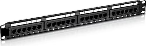 ODS 1U 24port Cat6 Utp Bakır Patch Panel U-P24UTP