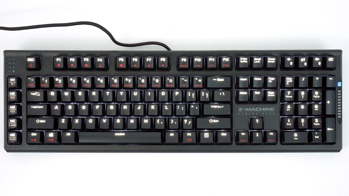 ZALMAN ZM-K700M Mekanik Cherry MX Gaming Klavye (Beyaz LED)