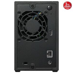 ASUSTOR 2diskli Realtek QC-1GB RAM-Gigabit Nas Server AS1102TL