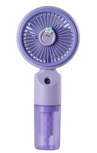 Feny FN-F50 Mor Kademeli Ultra Sessiz Buharlı Şarjlı 800Mah Mini El Fanı