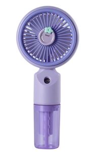 Feny FN-F50 Mor Kademeli Ultra Sessiz Buharlı Şarjlı 800Mah Mini El Fanı