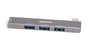 Dark  DK AC USB34C 4 Port USB HUB USB-C 1XUSB -A3.0 3XUSB-A2.0