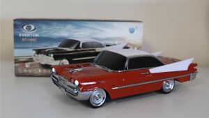 EVERTON RT-1950 Turuncu Arabalı  Bluetooth Fm-Usb-Tf-Aux Şarjlı Nostaljik Radyo