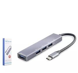 HADRON HDX7043 TYPE-C HUB 4-USB3.0 GRİ