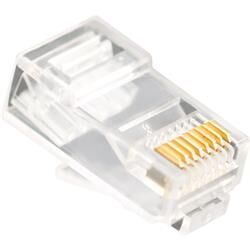 Vcom NM006 20li Plastik RJ45 8P8C Cat6-UTP-RJ45-3u Konnektör