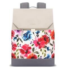 Mack MCE-1306 14.1''  ZEN Eco Günlük Sırt Çantası Bej Çiçekli