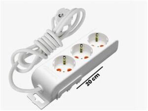 Mutlusan Rı-Tech 3lü 1mt Topraklı  Grup Priz  (001 175 310002 01 00)